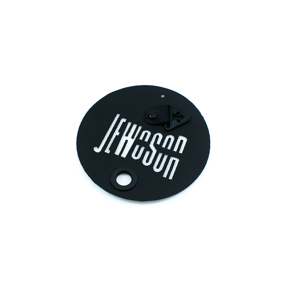 Лейба п/у Jewoson 9.5cм, черная и черная блочка. Лейба Кожзам