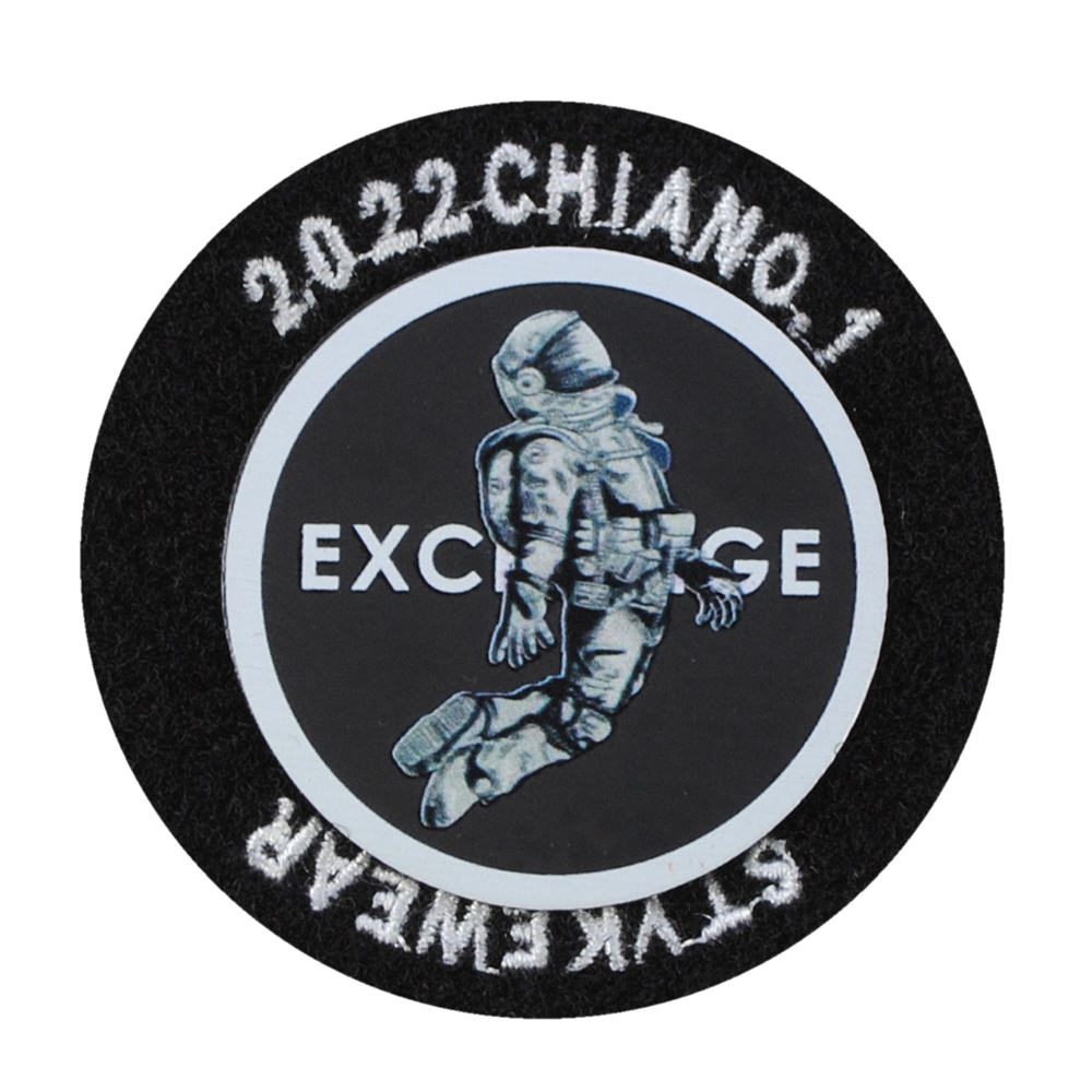 Нашивка тканевая, липучка, Exchange космонавт, код товара 58019 - Нашивка Липучка